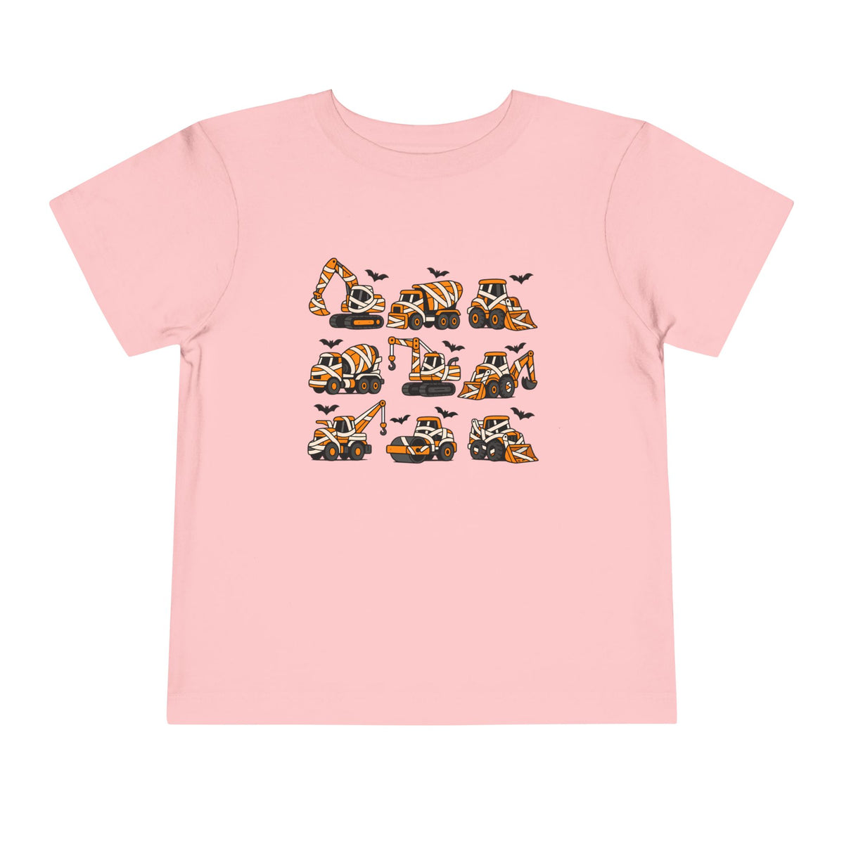 Halloween Construction Grid T-Shirt