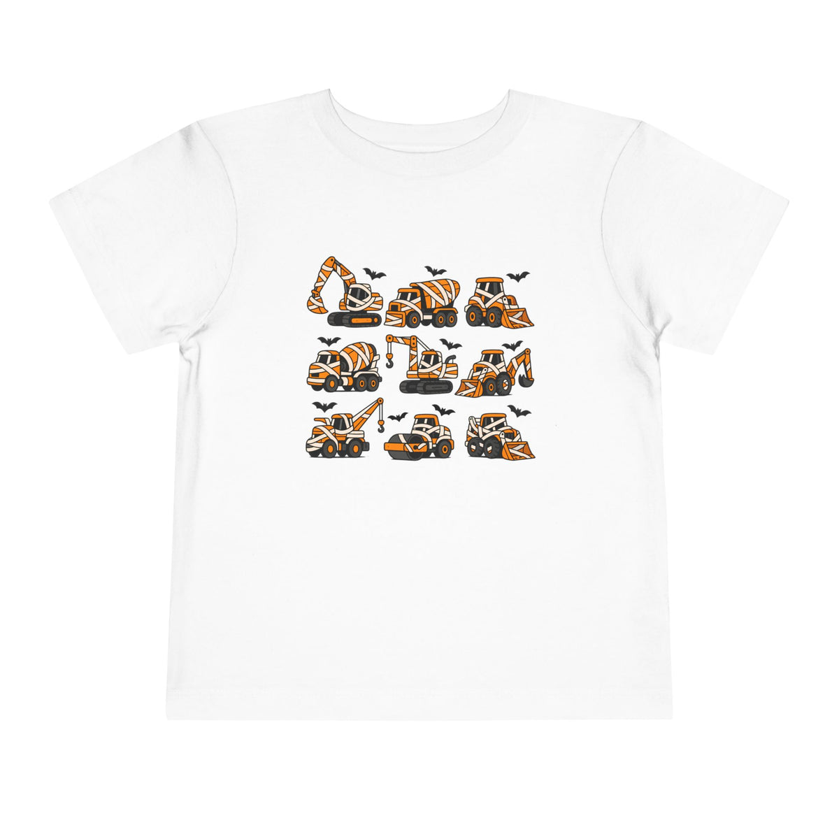 Halloween Construction Grid T-Shirt