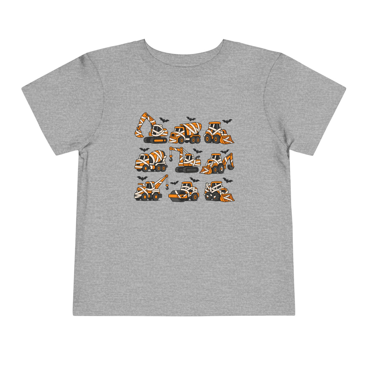 Halloween Construction Grid T-Shirt