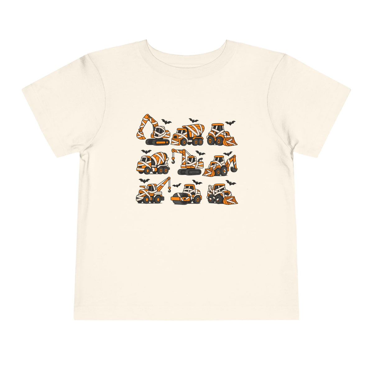 Halloween Construction Grid T-Shirt